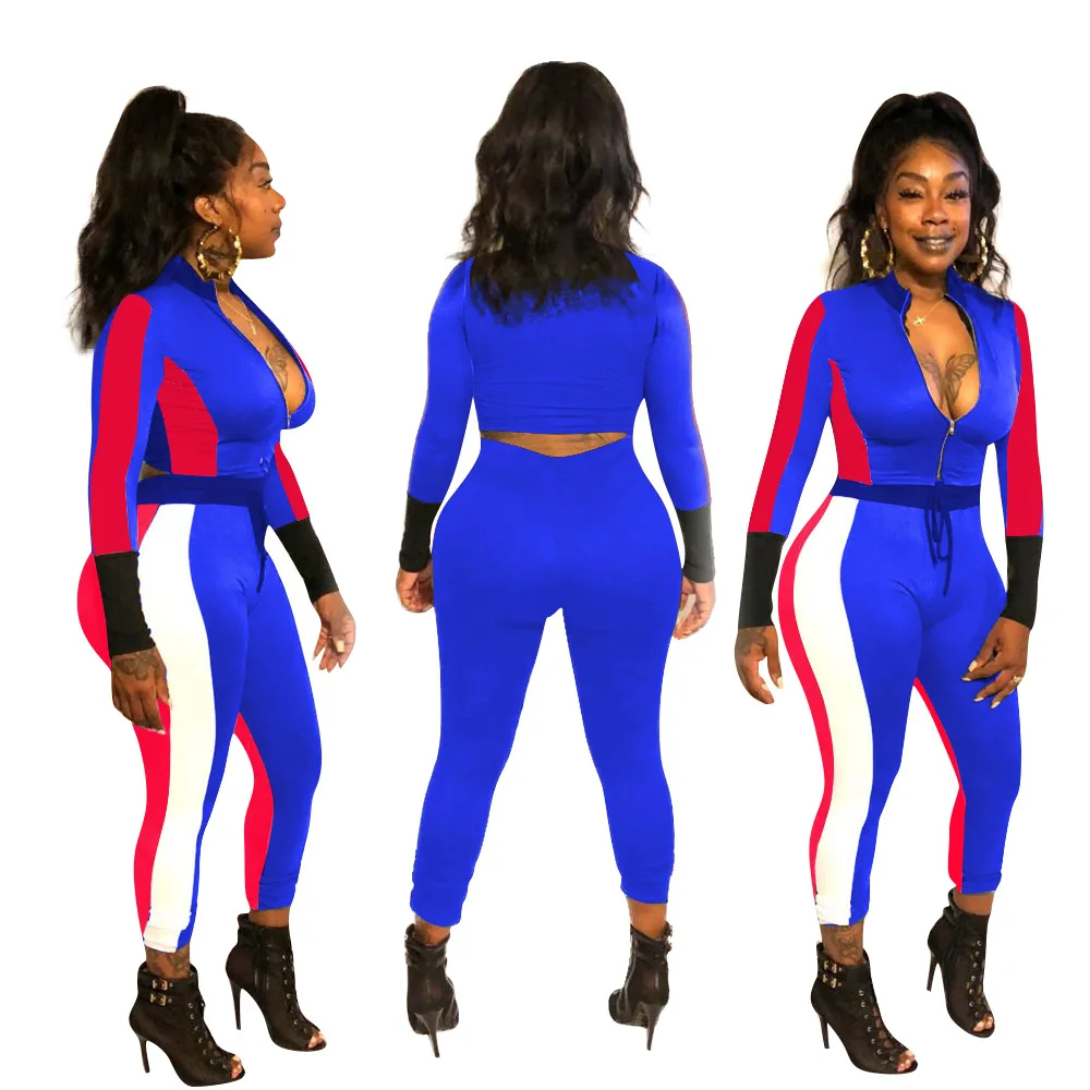 S-XXL Winter Overalls Patchwork Zipper Coat+Pencil Pant Sportswear Tracksuit Fashion Sexy Women Set Two Pieces Casual L5287
S-XXL Winter Overalls Patchwork Zipper Coat+Pencil Pant Sportswear Tracksuit Fashion Sexy Women Set Two Pieces Casual L5287