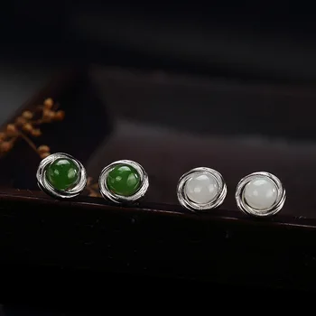 Brinco Special Offer Anniversary Jasper 2018 New 925 Sterling Retro Natural Jade Earrings Female Jewelry For Women Fashion
Brinco Special Offer Anniversary Jasper 2018 New 925 Sterling Retro Natural Jade Earrings Female Jewelry For Women Fashion