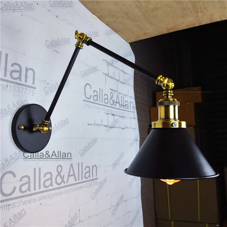 Swing Head Wall light Creative Wall Lamp Wooden Wall Sconce E27 Bedroom Lighting Black/brass finished iron Bedside Reading Lamp
Swing Head Wall light Creative Wall Lamp Wooden Wall Sconce E27 Bedroom Lighting Black/brass finished iron Bedside Reading Lamp