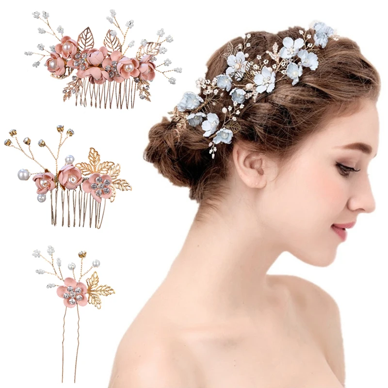 Handmade Silver Pearl Flower Hair Comb Bride Tiaras Crowns Headpiece Wedding Bridal Noiva Hair Jewelry Accessories For Women
Handmade Silver Pearl Flower Hair Comb Bride Tiaras Crowns Headpiece Wedding Bridal Noiva Hair Jewelry Accessories For Women
