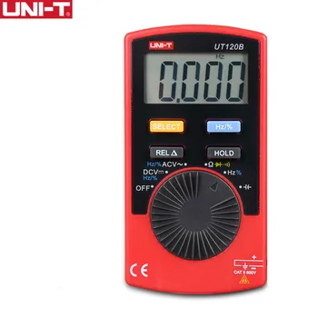 UNI-T UT120B Pocket Size Stype Auto Range DMM Digital Multimeter AC/DC Frequency Diode Capacitance Ammeter Multi-Tester Portable
UNI-T UT120B Pocket Size Stype Auto Range DMM Digital Multimeter AC/DC Frequency Diode Capacitance Ammeter Multi-Tester Portable