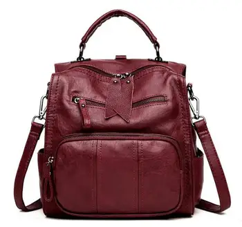 Fashion Solid Mummy Backpack Women Soft PU Leather Bag Baby Diaper Handbag Large Capacity Outdooer Travel Nappy Bags
Fashion Solid Mummy Backpack Women Soft PU Leather Bag Baby Diaper Handbag Large Capacity Outdooer Travel Nappy Bags