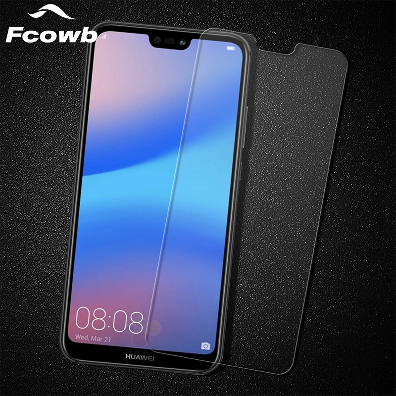 

FCOWB For Huawei P20 Lite Tempered Glass Huawei P20 Pro Tempered Glass High Quality Safety 0.26mm 9H Hardness Protector Glass