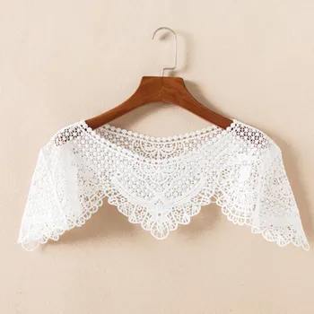 Knitted Lace Collar Hollowed-Out Neck Jacket Strapless Condole Shawl Vest Lace Fabric Embroidered Hollow Collar Lace Cr1583
Knitted Lace Collar Hollowed-Out Neck Jacket Strapless Condole Shawl Vest Lace Fabric Embroidered Hollow Collar Lace Cr1583