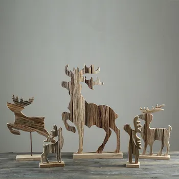 100% Handmade Wooden Christmas Reindeer Creative Beautiful Natural Wood Craft Home/Office Table Decor Holiday Christmas Gift
100% Handmade Wooden Christmas Reindeer Creative Beautiful Natural Wood Craft Home/Office Table Decor Holiday Christmas Gift