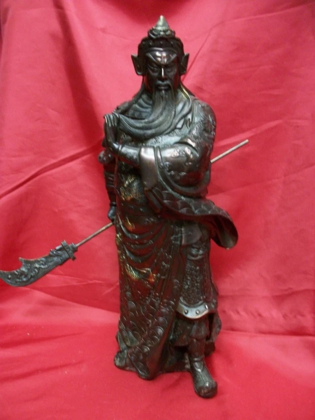 Copper bronze statue of guan gong Large guan gong decoration 40 mammographies decoration derlook 8
Copper bronze statue of guan gong Large guan gong decoration 40 mammographies decoration derlook 8