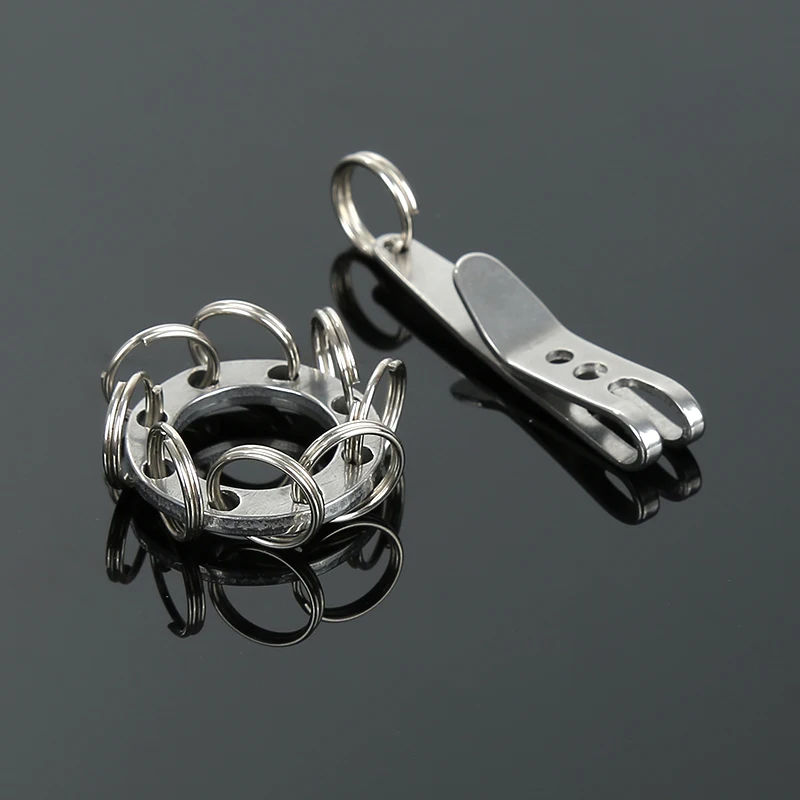 Stainless Steel Outdoor Key Chain Multi-purpose Camping Keychain Circular Climbing Keychain Money Clip EDC Tools
Stainless Steel Outdoor Key Chain Multi-purpose Camping Keychain Circular Climbing Keychain Money Clip EDC Tools