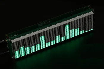 16 level LED Music Audio Spectrum indicator Amplifier Board Green Color Speed Adjustable With AGC Mode DIY KITS
16 level LED Music Audio Spectrum indicator Amplifier Board Green Color Speed Adjustable With AGC Mode DIY KITS
