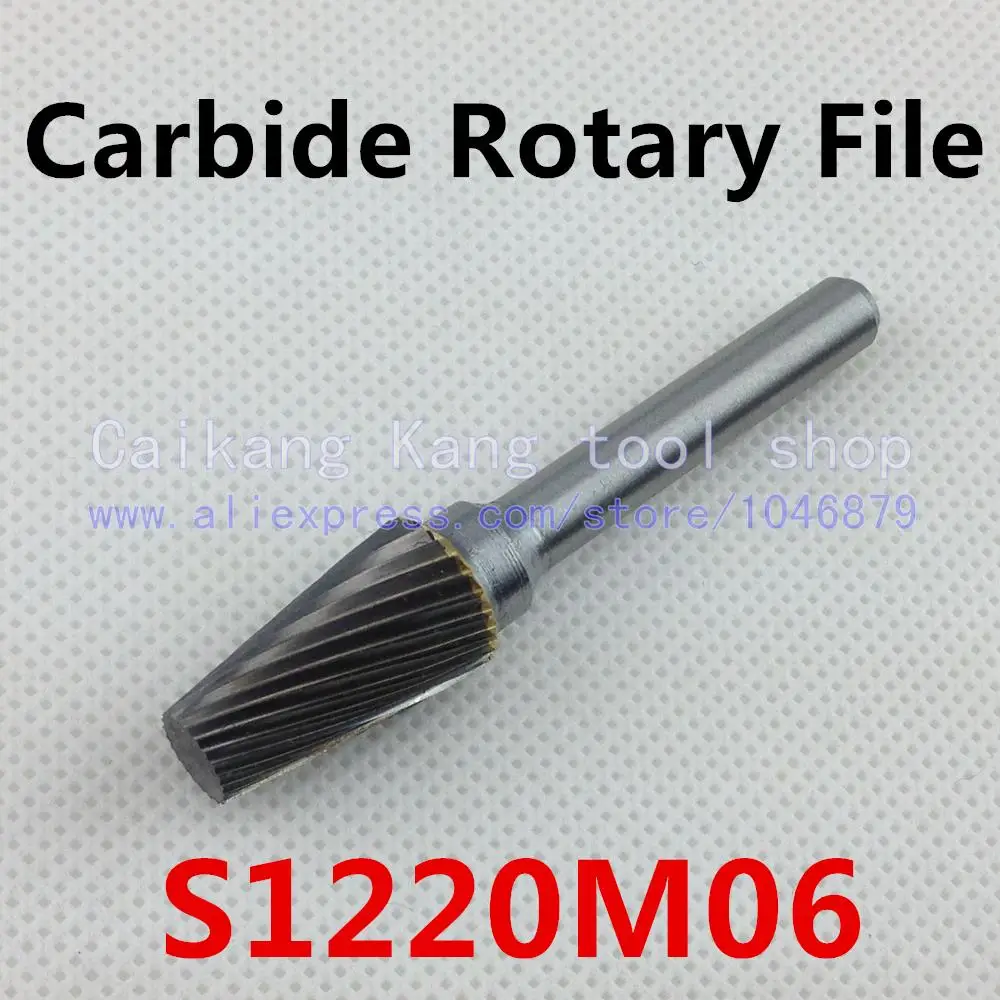 Head 12mm,Cone flat nose,carbide rotary burrs, rotary burrs, deburring with rasp, carbide burrs, carbide grinding.S1220M06
Head 12mm,Cone flat nose,carbide rotary burrs, rotary burrs, deburring with rasp, carbide burrs, carbide grinding.S1220M06
