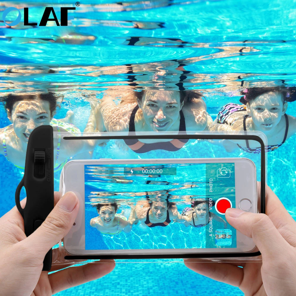 OLAF Waterproof Phone Case For iPhone 7 8 Plus X Xs Max XR Underwater Smartphone Pouch Bag Case For Samsung S8 S9 Dry Case Cover
OLAF Waterproof Phone Case For iPhone 7 8 Plus X Xs Max XR Underwater Smartphone Pouch Bag Case For Samsung S8 S9 Dry Case Cover