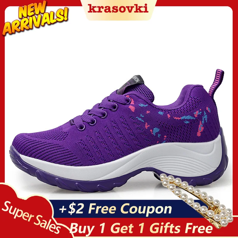 Krasovki Platform Sneakers Women Thick Bottom Platform Breathable Lace Up Color Designer Shoes for Female Dropshipping
Krasovki Platform Sneakers Women Thick Bottom Platform Breathable Lace Up Color Designer Shoes for Female Dropshipping