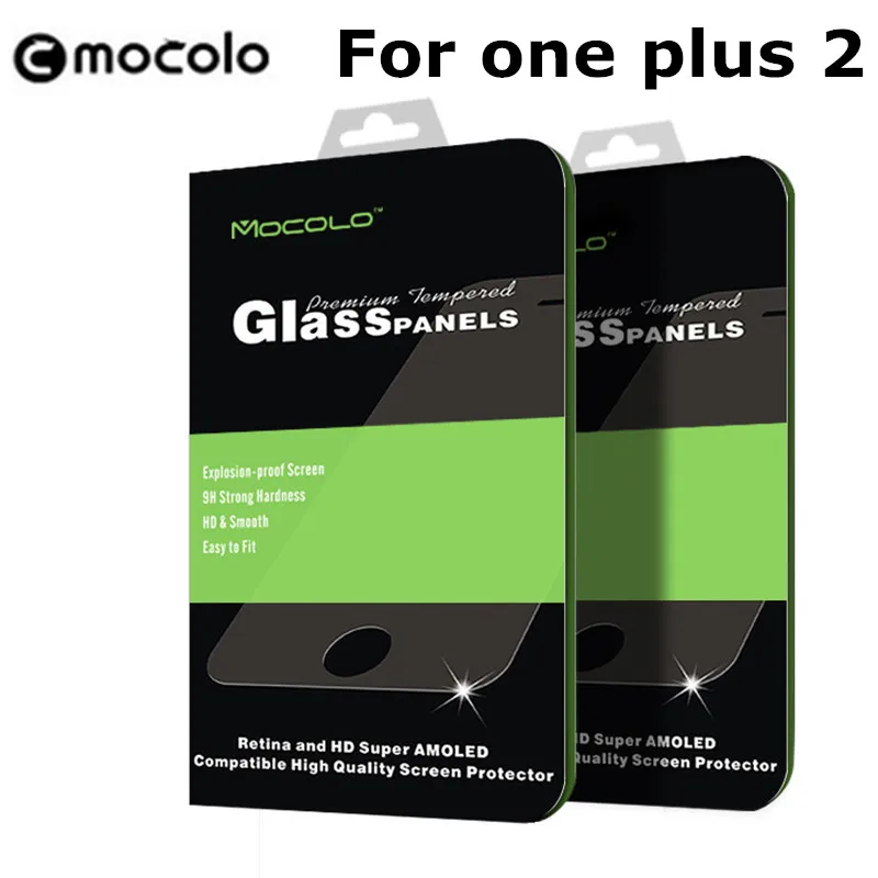 100% оригинальный бренд Mocolo glass для One plus 2 oneplus two 9 H закаленное стекло 2.5D изогнутая