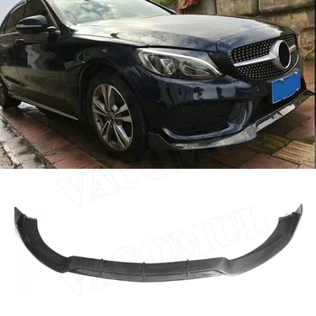 C Class Carbon Fiber Front Bumper Lip Spoiler for Mercedes Benz W205 C63 only Sport Bumper 15-19 Car Styling
C Class Carbon Fiber Front Bumper Lip Spoiler for Mercedes Benz W205 C63 only Sport Bumper 15-19 Car Styling