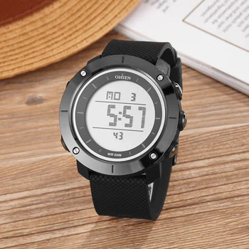 NEW OHSEN Fashion Brand Man Male Orologio Uomo Digital Watches Water Shock Resistant Mens Sports Wristwatches Silicone Band Gift
NEW OHSEN Fashion Brand Man Male Orologio Uomo Digital Watches Water Shock Resistant Mens Sports Wristwatches Silicone Band Gift
