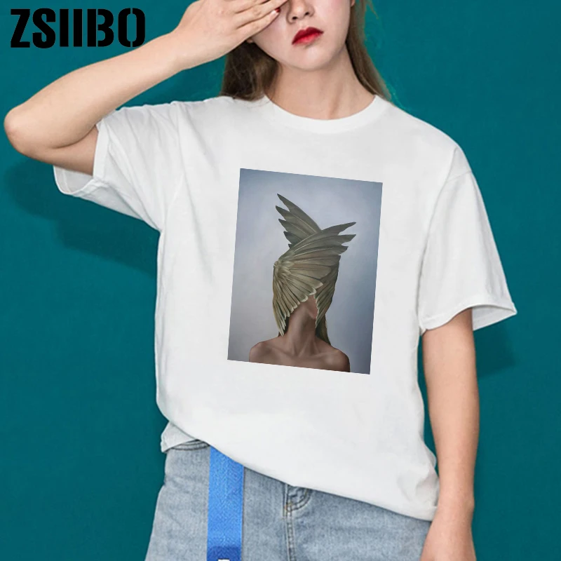 Aesthetic art summer dress women's casual print short-sleeved personality fashion loose Harajuku large size O-neck T-shirt tops
Aesthetic art summer dress women's casual print short-sleeved personality fashion loose Harajuku large size O-neck T-shirt tops