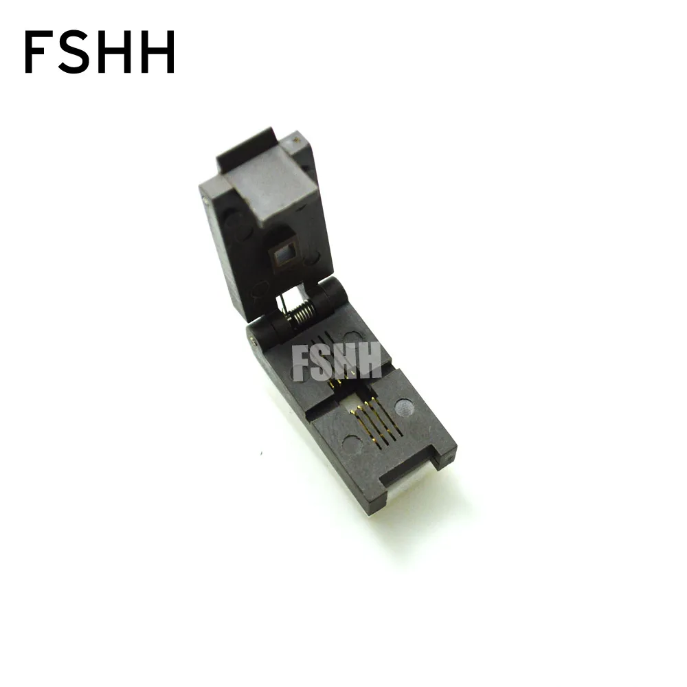 QFN8 WSON8 Burn-in Socket DFN5x6A-8 IC Test Socket/IC Socket(Two placement/Flip test seat)
QFN8 WSON8 Burn-in Socket DFN5x6A-8 IC Test Socket/IC Socket(Two placement/Flip test seat)