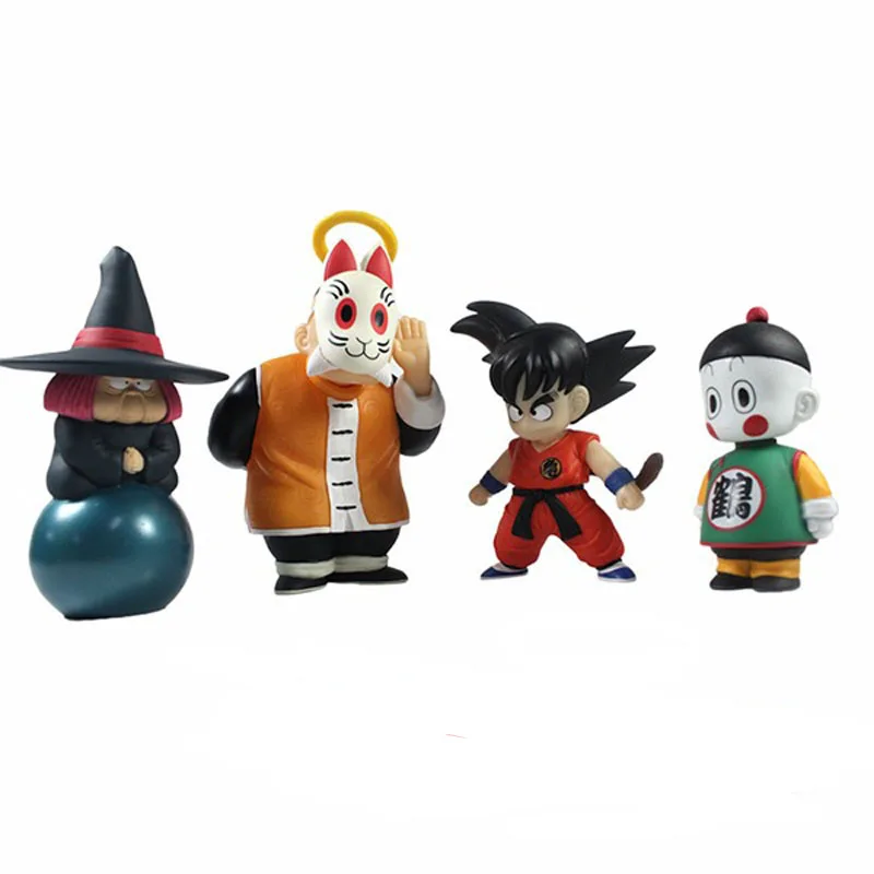 New 4PCS/Set Dragon Ball Z Son Gohan Son Goku King Chapa Action Figure Toy Set PVC Super Saiyan Vegeta Arti Culados Goku Bandai
New 4PCS/Set Dragon Ball Z Son Gohan Son Goku King Chapa Action Figure Toy Set PVC Super Saiyan Vegeta Arti Culados Goku Bandai