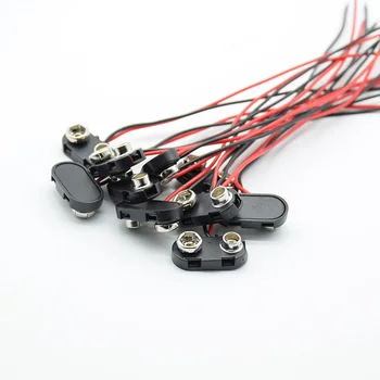 10pcs/5pcs T type 9V Battery Snap Connector clip Lead Wires holder Line length 15CM
10pcs/5pcs T type 9V Battery Snap Connector clip Lead Wires holder Line length 15CM