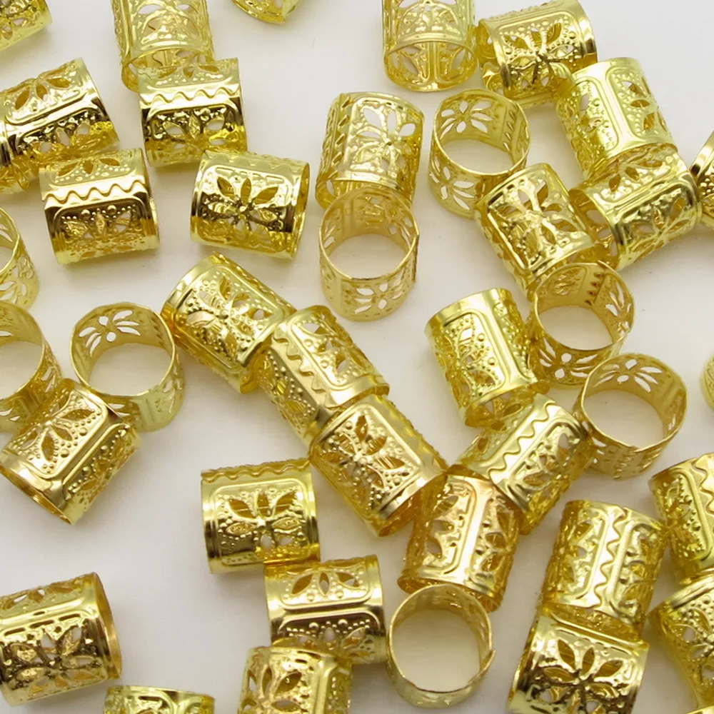 100Pcs/Pack adjustable Golden/Silver Kids women Box hair dread Braids dreadlock Beads cuffs clips Micro Ring Accessories
100Pcs/Pack adjustable Golden/Silver Kids women Box hair dread Braids dreadlock Beads cuffs clips Micro Ring Accessories