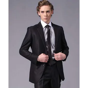 Black Men Tuxedos Notched Lapel Wedding Suits For Men Two Buttons Men Suits Slim Fit Formal Men Wedding Suits (Jacket+Pants)
Black Men Tuxedos Notched Lapel Wedding Suits For Men Two Buttons Men Suits Slim Fit Formal Men Wedding Suits (Jacket+Pants)