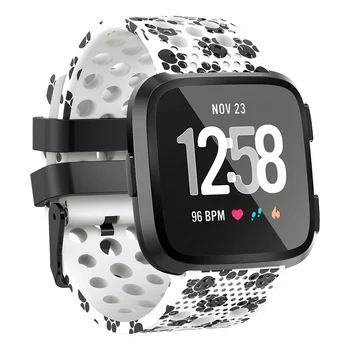 Dog paws For Fitbit Versa Bands, Silicone Replacement Sport Strap With Metal Buckle for Fitbit Versa
Dog paws For Fitbit Versa Bands, Silicone Replacement Sport Strap With Metal Buckle for Fitbit Versa