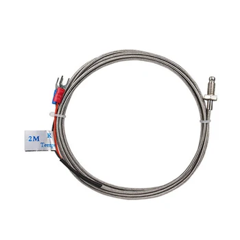 Wholesale M6 Screw Probe K type Thermocouple Temperature Sensor with 3M Wire for Industrial Temperature Controller
Wholesale M6 Screw Probe K type Thermocouple Temperature Sensor with 3M Wire for Industrial Temperature Controller