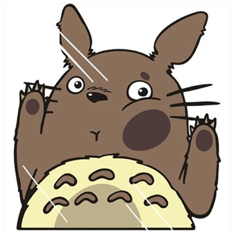 Super funny anime posters Totoro collide glass car styling stickers 3d vinyl decals for home wall door window decoration mural
Super funny anime posters Totoro collide glass car styling stickers 3d vinyl decals for home wall door window decoration mural