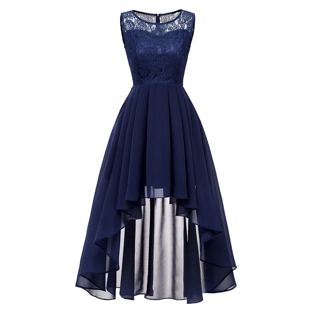 2019 Spring Asymmetrical Dress Women Elegant Chiffon Lace Long Party Dress Female Slim Wedding Bridesmaids Dresses L30802
2019 Spring Asymmetrical Dress Women Elegant Chiffon Lace Long Party Dress Female Slim Wedding Bridesmaids Dresses L30802