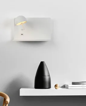 Nordic bedside lamp reading lamp simple aisle creative wall lamp LED with switch charging wall lamp
Nordic bedside lamp reading lamp simple aisle creative wall lamp LED with switch charging wall lamp