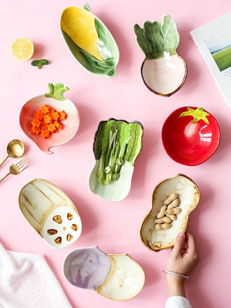Creative Tomato Ceramic Tableware Porcelain Plate, Bowl Vegetable Shape Salad Plate Dinner Dish
Creative Tomato Ceramic Tableware Porcelain Plate, Bowl Vegetable Shape Salad Plate Dinner Dish