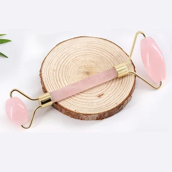 Rose Quartz Massage Roller Gouache Scraper Slimming Face Massager Lifting Tool Natural Jade Roller Stone Facial Skin Careare
Rose Quartz Massage Roller Gouache Scraper Slimming Face Massager Lifting Tool Natural Jade Roller Stone Facial Skin Careare