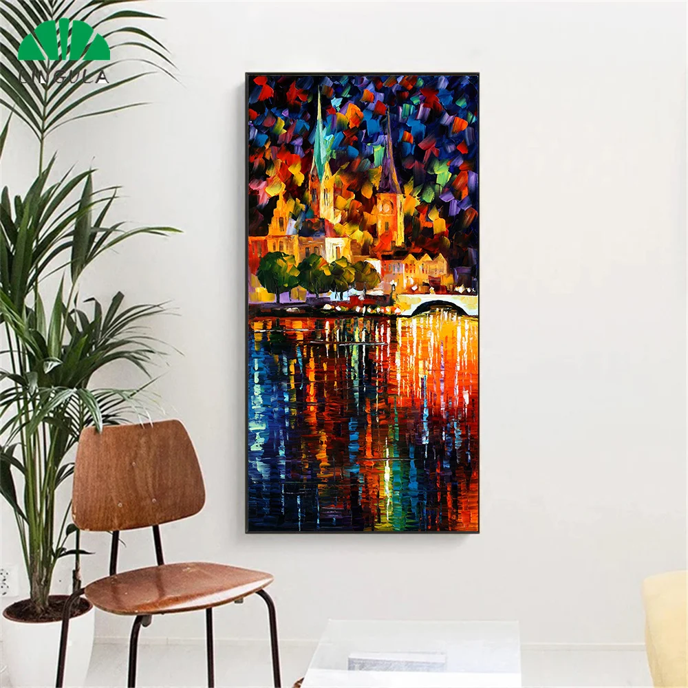 Abstract Oil Painting Large Size Cityscape Park Night Scene Art Wall Painting Scenery Living Room Decoration Hallway Home Decor
Abstract Oil Painting Large Size Cityscape Park Night Scene Art Wall Painting Scenery Living Room Decoration Hallway Home Decor