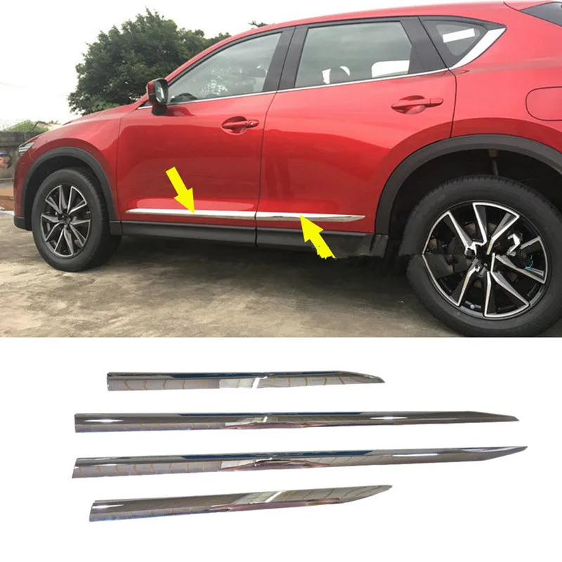 Fit 2017 2018 Mazda CX-5 CX5 Chrome ABS Car Body Side Door Moulding Cover Trim 4pcs Car Styling
Fit 2017 2018 Mazda CX-5 CX5 Chrome ABS Car Body Side Door Moulding Cover Trim 4pcs Car Styling