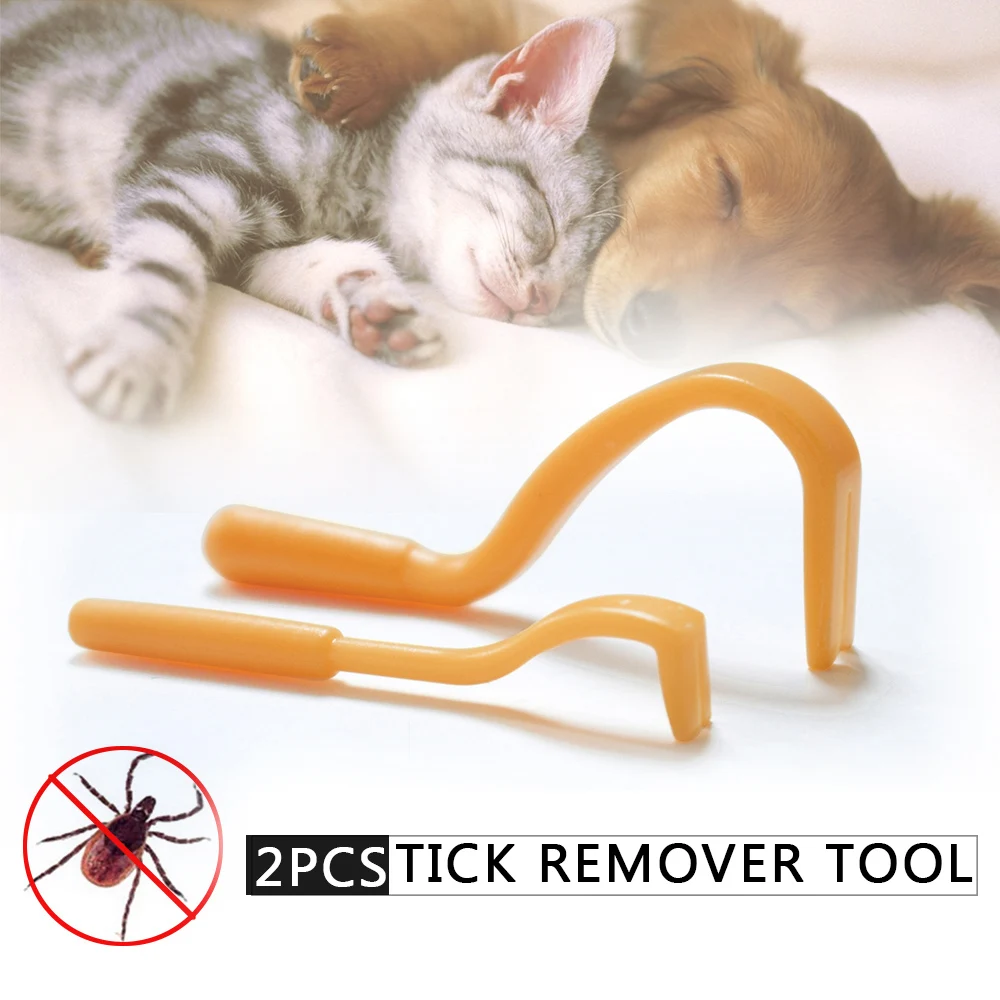 2Pcs Safest Hook Tick Remover Tool For Pet Dogs Cats Abs Mini Fleas Remove Tool Two Sizes Small And Large
2Pcs Safest Hook Tick Remover Tool For Pet Dogs Cats Abs Mini Fleas Remove Tool Two Sizes Small And Large