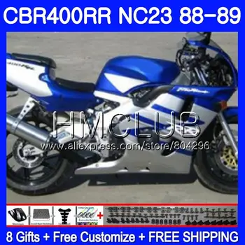 NC23 For HONDA CBR 400RR 400 RR CBR400 RR Blue silvery 88 89 90 91 92 93 89HM.7 CBR400RR 1988 1989 1990 1991 1992 1993 Fairings
NC23 For HONDA CBR 400RR 400 RR CBR400 RR Blue silvery 88 89 90 91 92 93 89HM.7 CBR400RR 1988 1989 1990 1991 1992 1993 Fairings