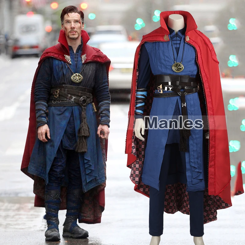 Doctor Strange Cosplay Costume Stephen Steve Vincent Strange Marvel Movie Superhero Custom Made Carnival Necklace Cloak Cape
Doctor Strange Cosplay Costume Stephen Steve Vincent Strange Marvel Movie Superhero Custom Made Carnival Necklace Cloak Cape