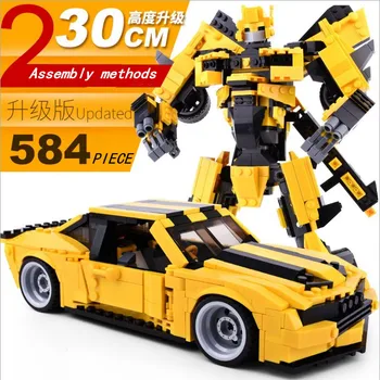 584Pcs GUDI Big Robot Bricks Deformation Model Figure Vehicle Sport Yellow Car Building Block Educational Kid Toys boys gift
584Pcs GUDI Big Robot Bricks Deformation Model Figure Vehicle Sport Yellow Car Building Block Educational Kid Toys boys gift