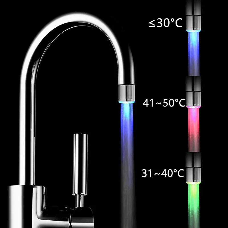 Temperature Sensor Intelligent Recognition Temperature Different Temperation Different LED Light Color Water Tap Faucet Shower
Temperature Sensor Intelligent Recognition Temperature Different Temperation Different LED Light Color Water Tap Faucet Shower