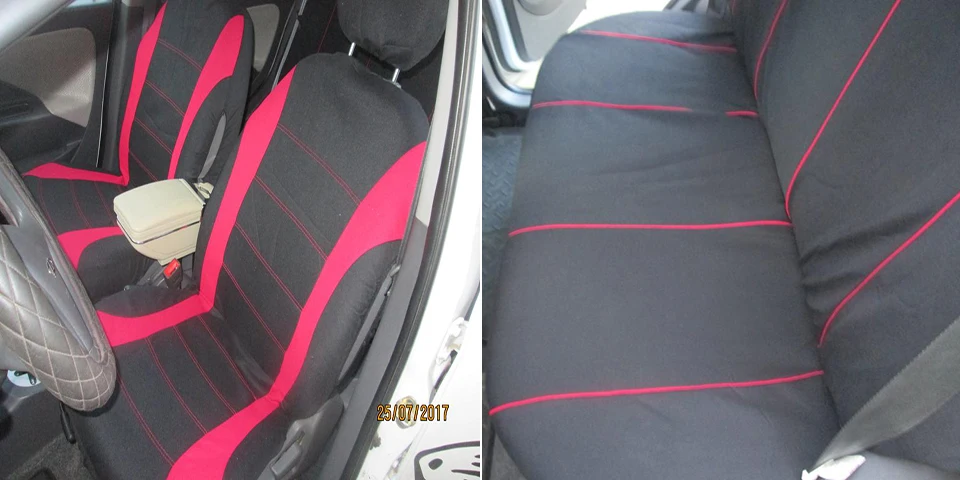 AUTOYOUTH Universal Car Seat Covers Front and Back Seats Protector 9 Pcs Set Sadoun.com