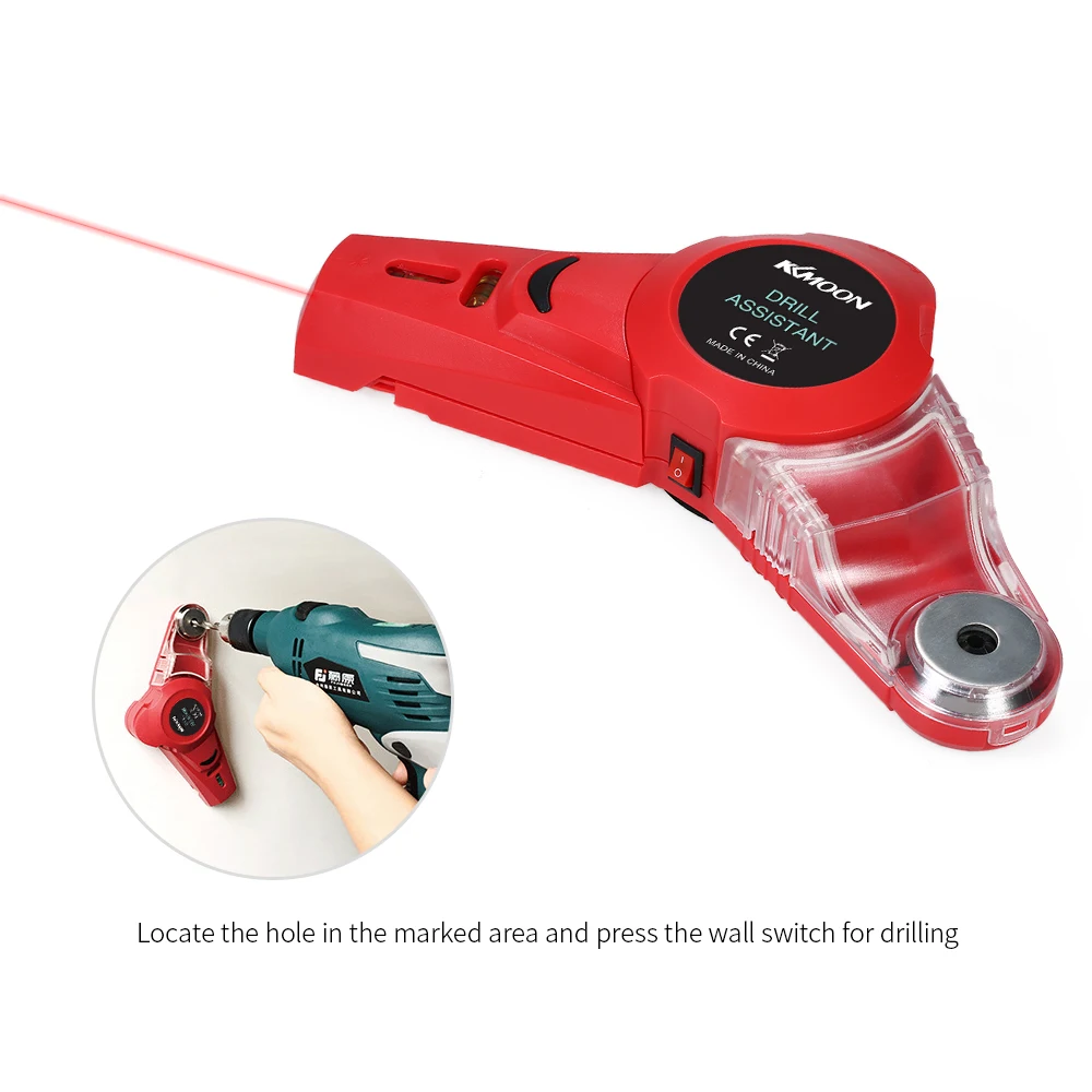 KKmoon Mini Multi-function Drill Dust Collector Tool DIY Punch Locator with Horizontal and Vertical Lines Laser Level
KKmoon Mini Multi-function Drill Dust Collector Tool DIY Punch Locator with Horizontal and Vertical Lines Laser Level