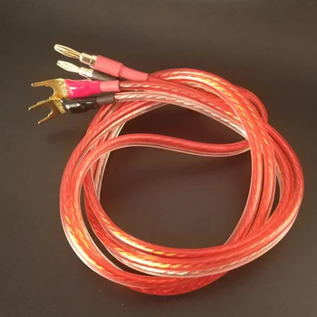 FIHI-14 DIY Audio Line Hifi Speaker Cable With 2 Y type Banana Plug to 2 Banana plug Speakon Wire Cables
FIHI-14 DIY Audio Line Hifi Speaker Cable With 2 Y type Banana Plug to 2 Banana plug Speakon Wire Cables