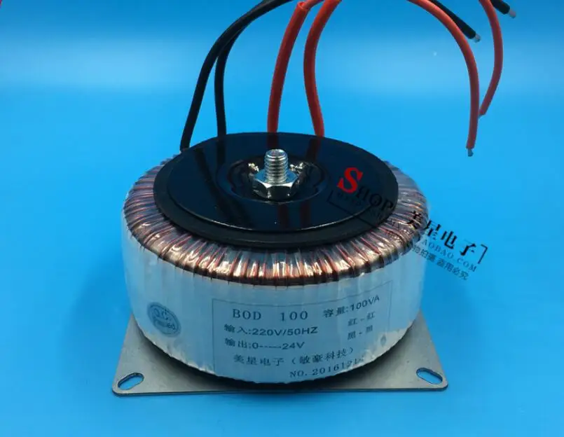 24V 4V Ring transformer 100VA 220V input copper custom toroidal transformer for Monitoring power transformer
24V 4V Ring transformer 100VA 220V input copper custom toroidal transformer for Monitoring power transformer