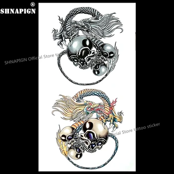 SHNAPIGN The Wizard Dragon Temporary Tattoo Body Art Arm Flash Tattoo Stickers 17*10cm Waterproof Fake Henna Painless Sticker
SHNAPIGN The Wizard Dragon Temporary Tattoo Body Art Arm Flash Tattoo Stickers 17*10cm Waterproof Fake Henna Painless Sticker