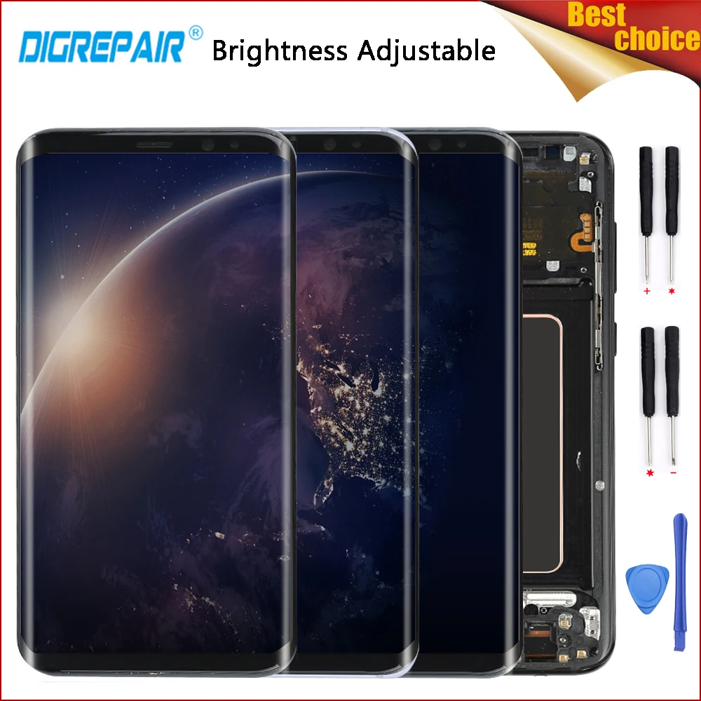 S8 Plus lcd For Samsung Galaxy S8 Plus G950F G950FD lcd Display Touch Screen Digitizer For samsung s8 plus lcd screen With Frame
S8 Plus lcd For Samsung Galaxy S8 Plus G950F G950FD lcd Display Touch Screen Digitizer For samsung s8 plus lcd screen With Frame