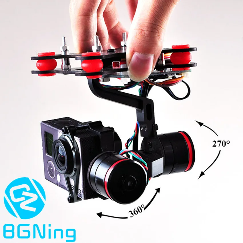 Upgrade CNC Brushless 2-axis Gimbal Camera Mount Controller for Gopro 3 /3+ /4 DIY FPV RC Quadcopter Plug & Play Drone Accessory
Upgrade CNC Brushless 2-axis Gimbal Camera Mount Controller for Gopro 3 /3+ /4 DIY FPV RC Quadcopter Plug & Play Drone Accessory