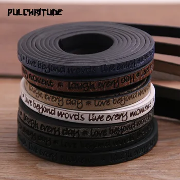 1Meter x 5mm Engraving Letters Love Leather Cord Rope Jewelry Findings Accessories Jewelry Making For Bracelet Diy Hand Made
1Meter x 5mm Engraving Letters Love Leather Cord Rope Jewelry Findings Accessories Jewelry Making For Bracelet Diy Hand Made