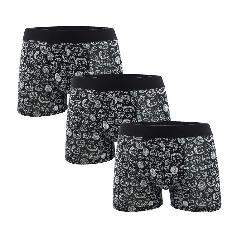 Charming Sexy Cartoon portrait cotton Boxer Underwear Men Comfortable Underpants homme cueca masculina soft boxers calzoncillos
Charming Sexy Cartoon portrait cotton Boxer Underwear Men Comfortable Underpants homme cueca masculina soft boxers calzoncillos