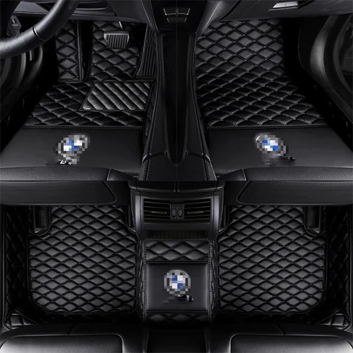 

Custom logo Car floor mats for BMW 3 5 7 Series F20 E90 F30 E60 F10 F11 G30 F01 G11 X1 X3 X4 X5 X6 F48 E83 F25 E70 E71 F15 F16