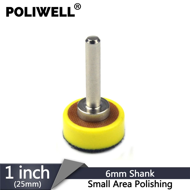 POLIWELL 1inch 25mm Hook & Loop Back up Sanding Pad with Shank Rotary Sanding Disc Sucker Pad Polishing Grinding Abrasive Tools
POLIWELL 1inch 25mm Hook & Loop Back up Sanding Pad with Shank Rotary Sanding Disc Sucker Pad Polishing Grinding Abrasive Tools