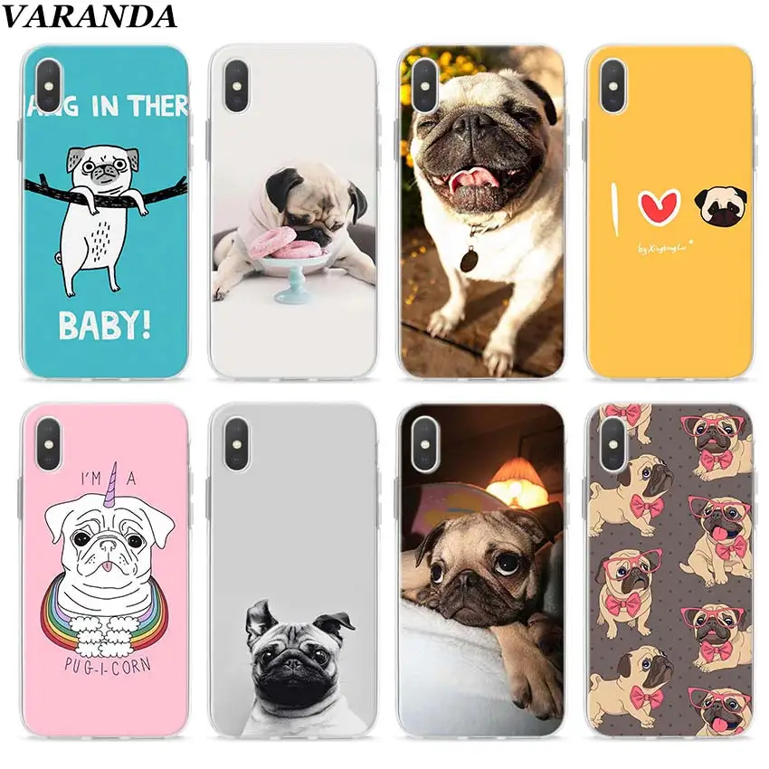 cute funy lovely pug dog Clear Case for Apple iPhone 7 8 Plus 6 6s Plus 5 5s X XR XS MAX TPU Soft cases Coque
cute funy lovely pug dog Clear Case for Apple iPhone 7 8 Plus 6 6s Plus 5 5s X XR XS MAX TPU Soft cases Coque